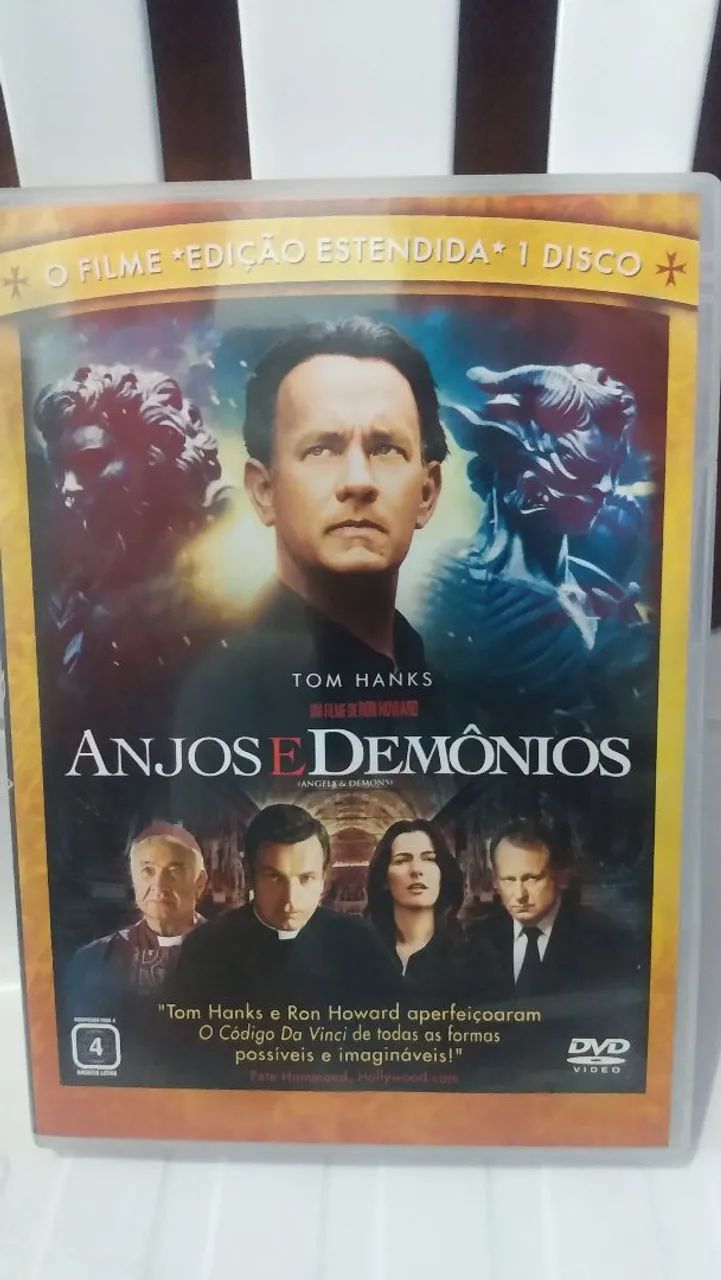 DVD original anjos e demônios. 