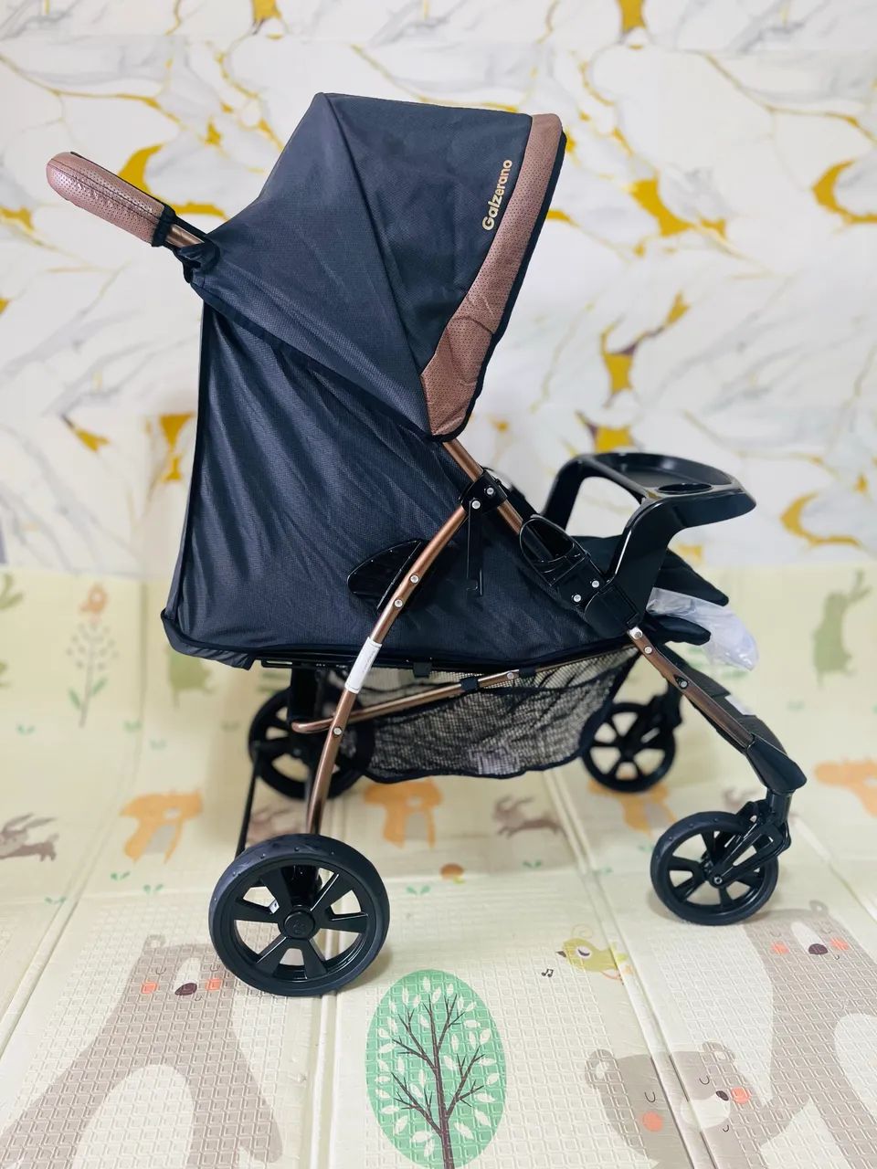 Carrinho de bebê Galzerano bronze  - Foto 2