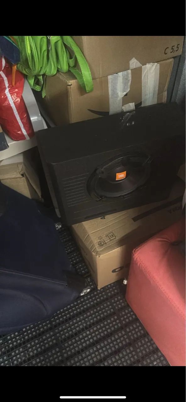 Caixa Amplificada Automotiva Jbl-selenium Sw8a 8 Polegadas 95 W Rms Ativa