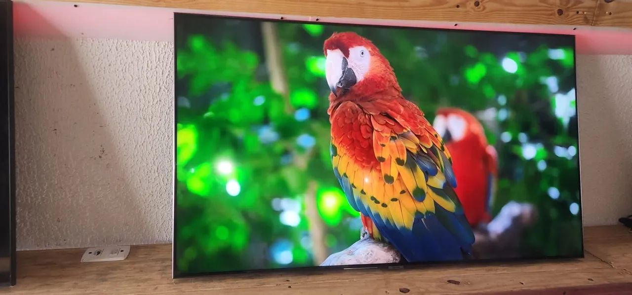 TV 55 polegadas smart 4k Qled com cabo controle todos apss YouTube e Netflix Bluetooth xbo - Foto 4