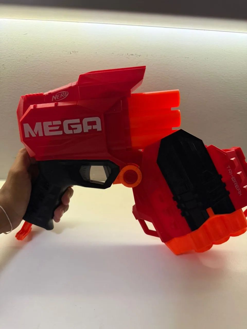 Nerf Mega Tri-Break Vermelha  - Foto 3