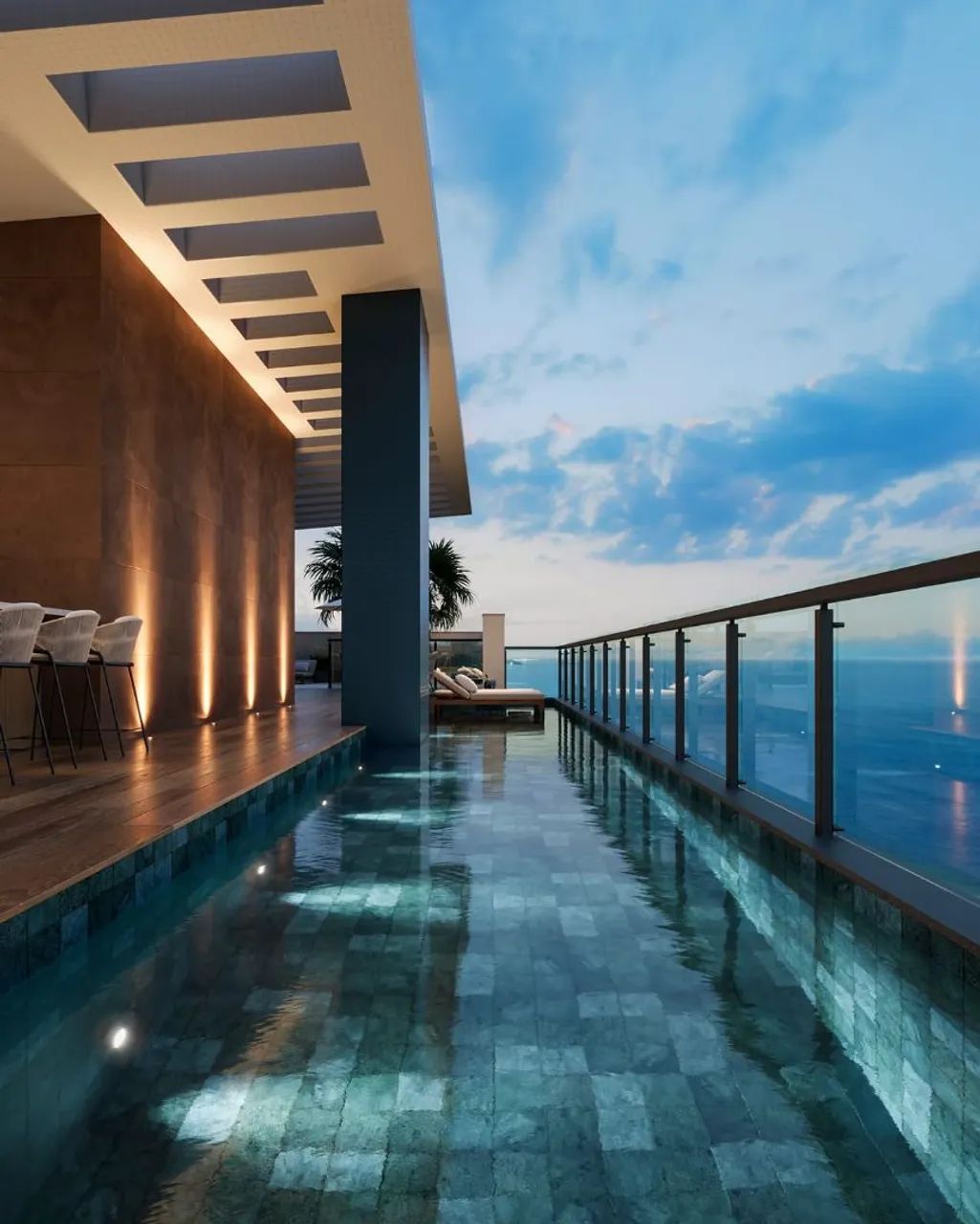 Apartamento com piscina na praia - Foto 4