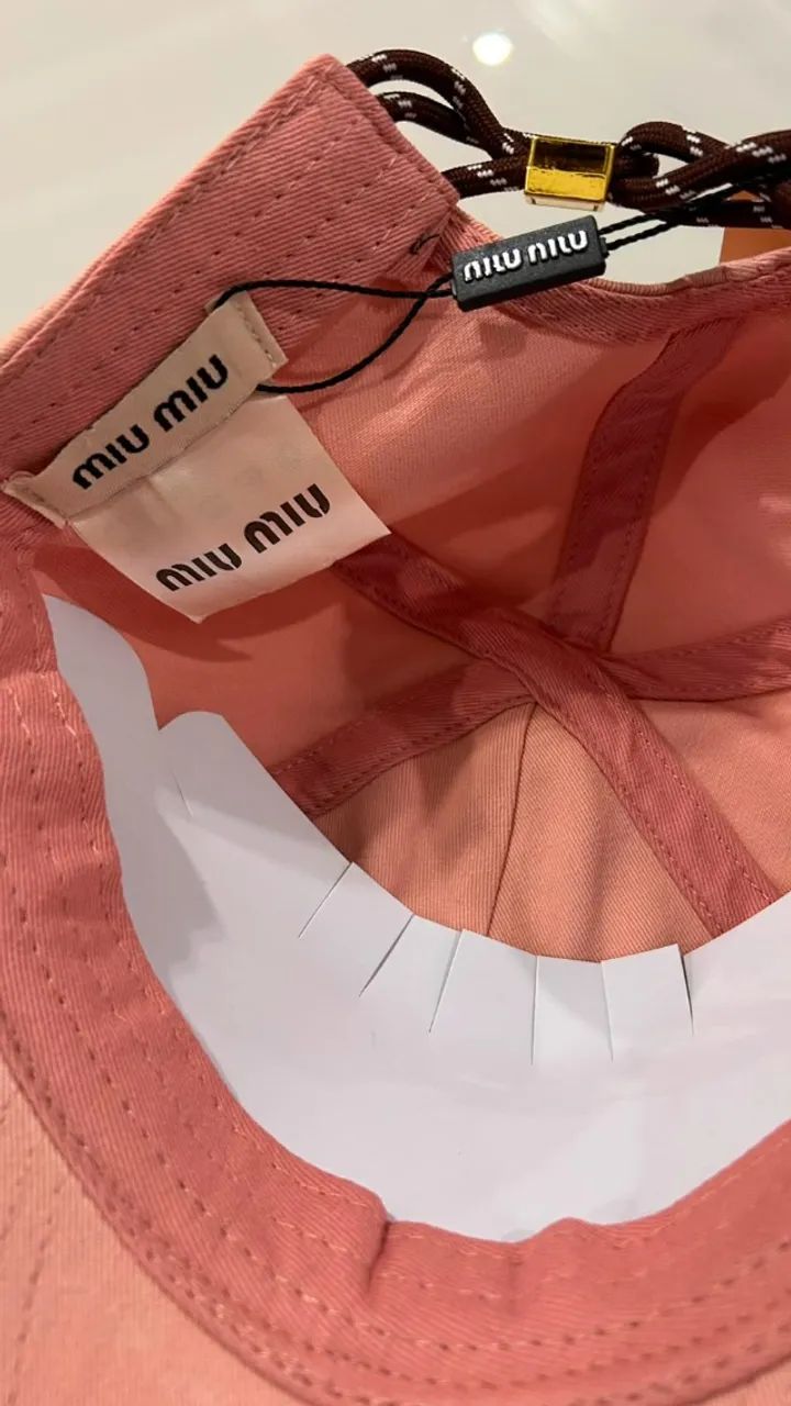 BONE MIU MIU CLASSICO ORIGINAL ROSA - Foto 4