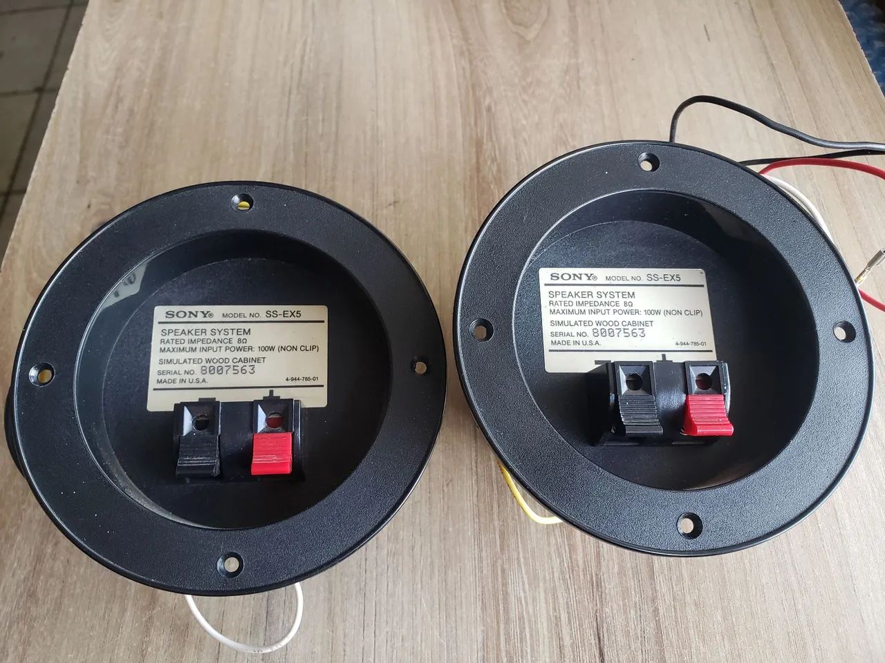 Conectores Caixas Acusticas Sony