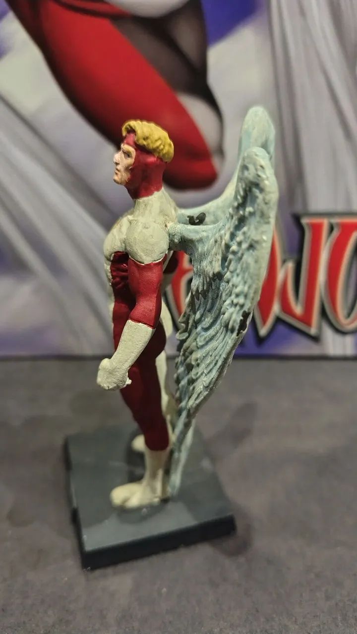Miniatura Marvel Eaglemoss Anjo (Com Detalhes) + Fasc. 31 e Embalagem - Foto 4
