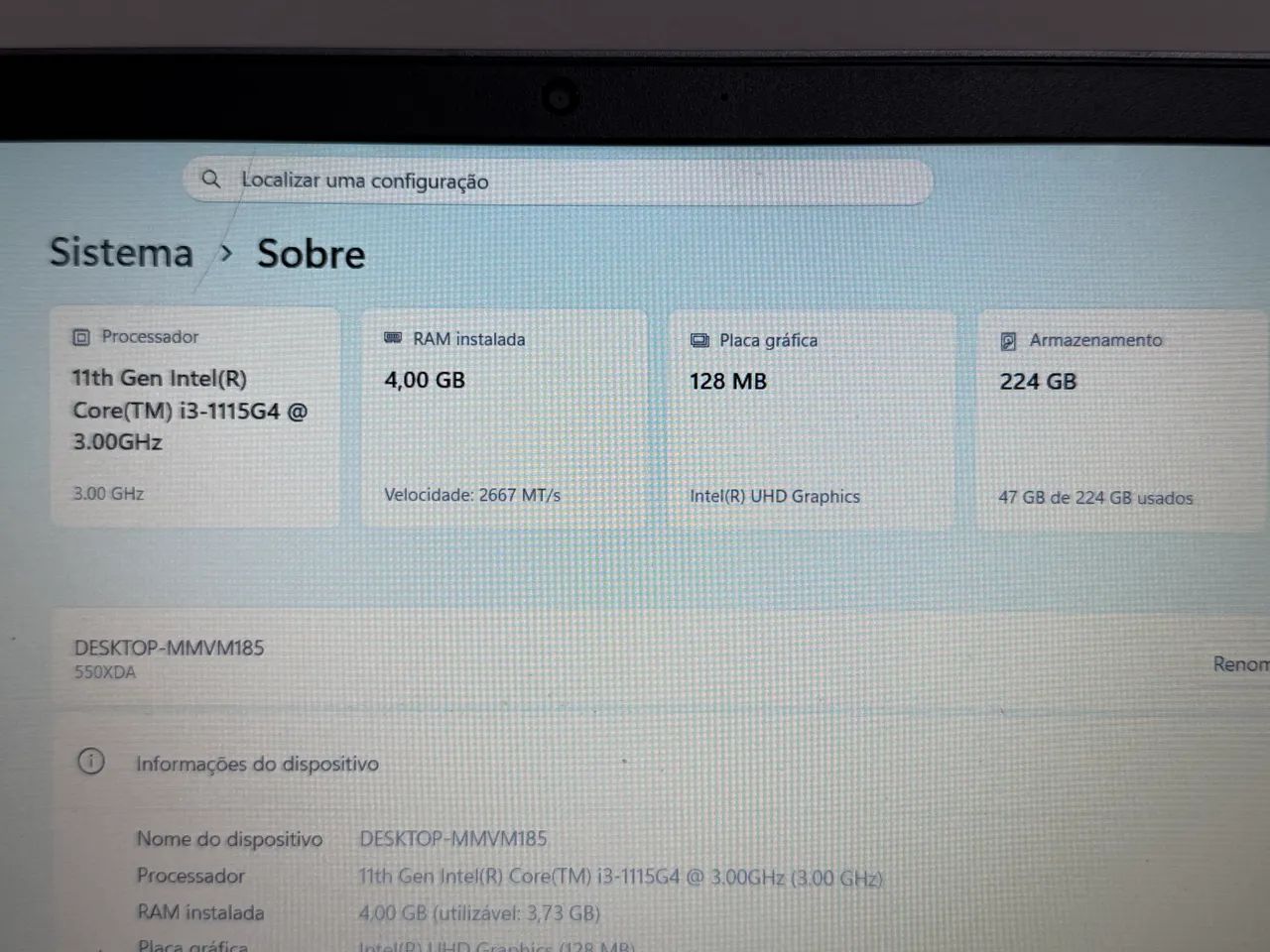 Vendi notebook Samsung Book Core i3 11a geração  - Foto 5