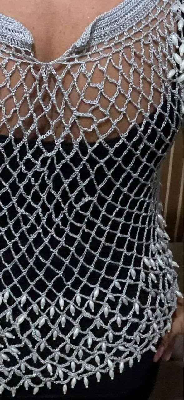 Blusa de crochê  - Foto 2