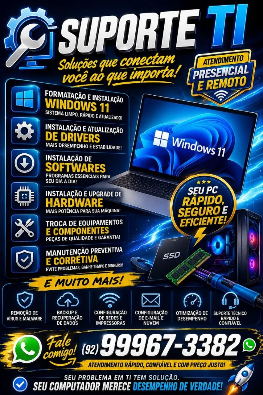 SUPORTE EM INFORMÁTICA TI