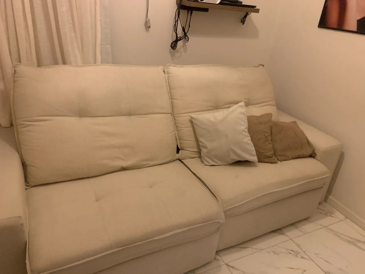 Sofá em linho , tetratil, 250x170  - Foto 2