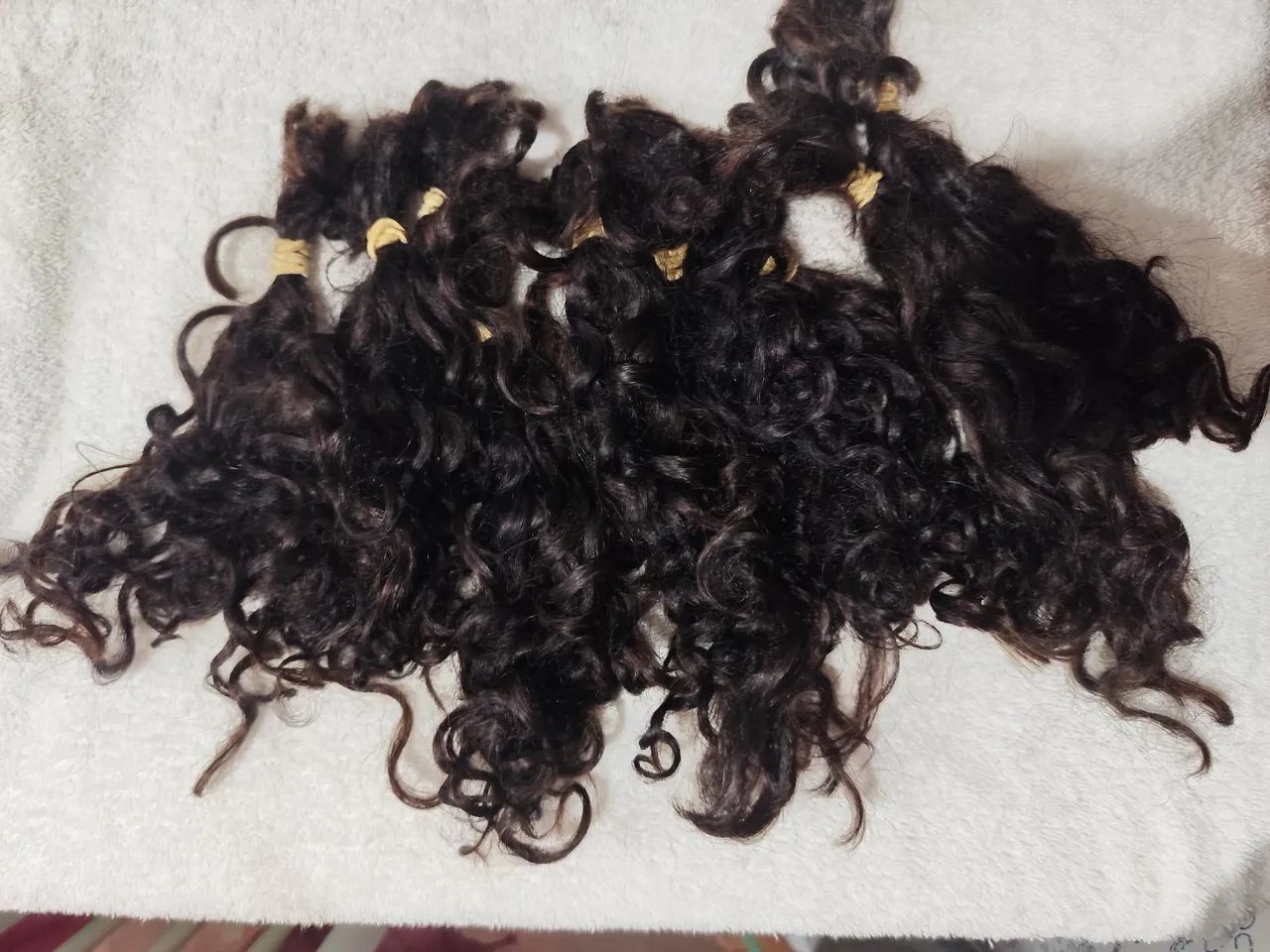Cabelo humano ondulado 