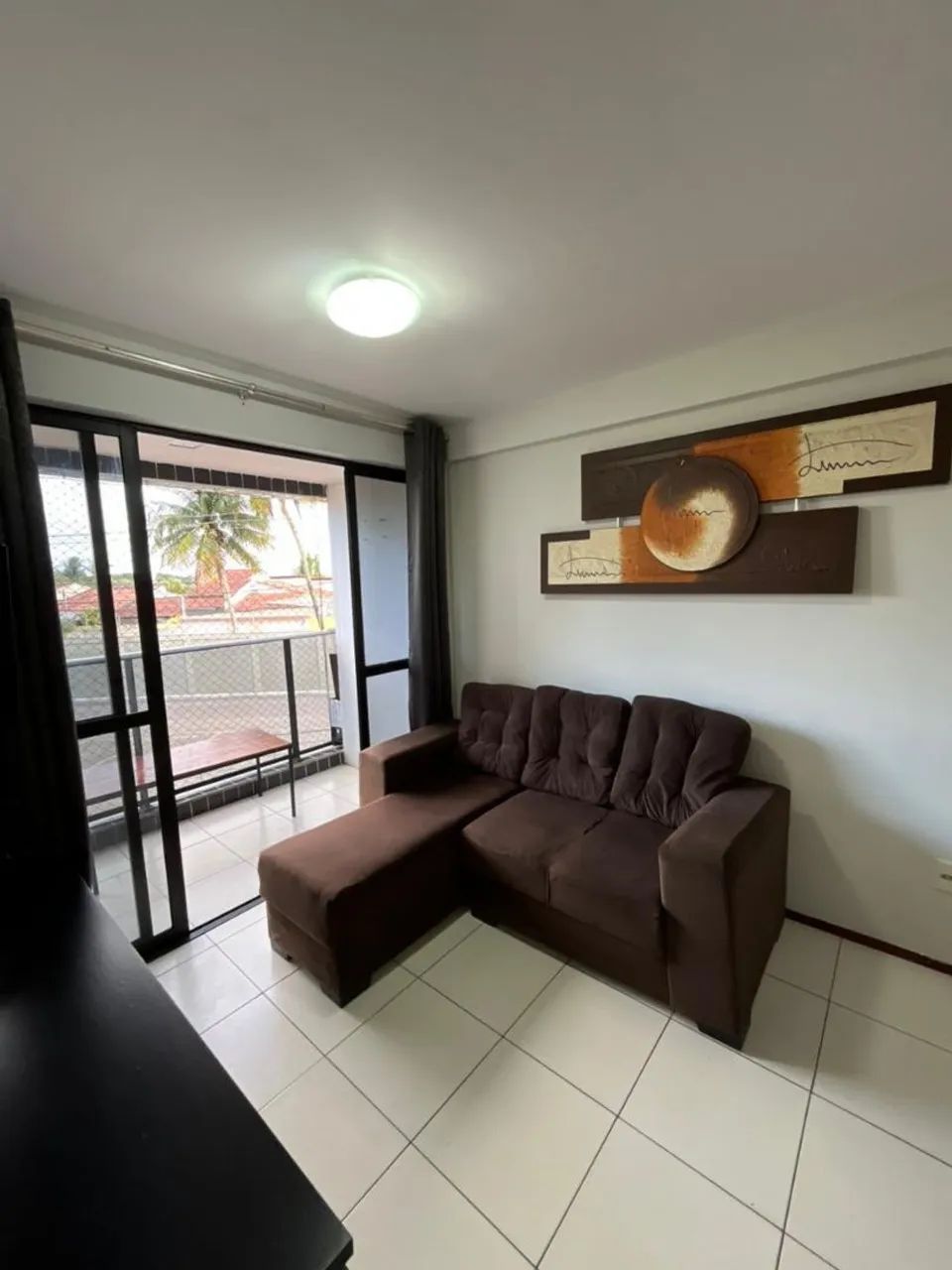 Sofá 2 lugares com parte extensão 