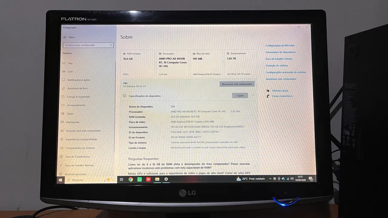 PC completo com placa de vídeo  - Foto 5