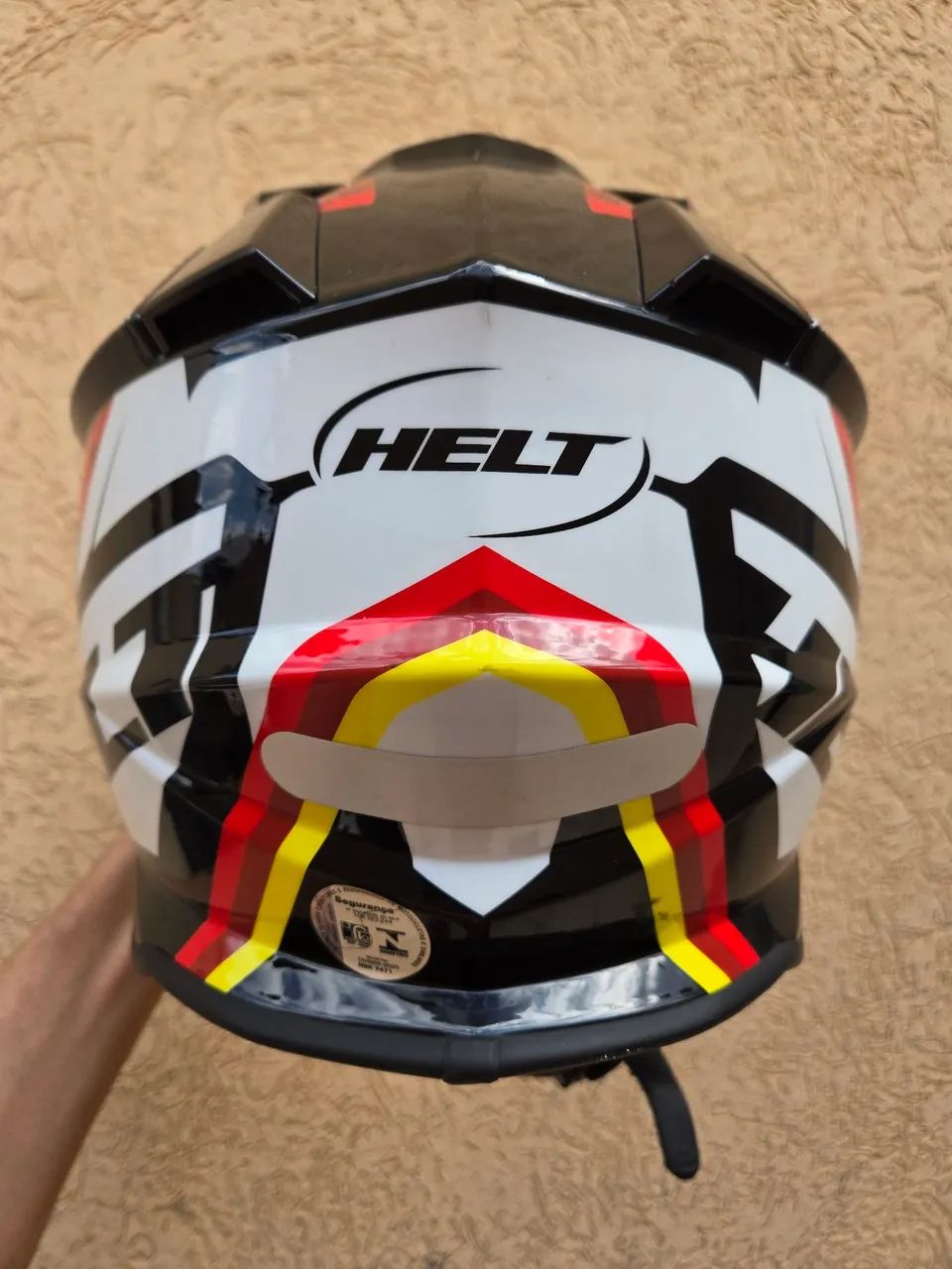 Capacete helt tipo motocross  - Foto 3