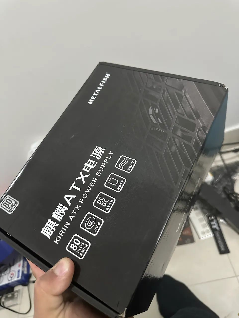 Fonte full modular atx metalfish 850k nova sem uso 220v  - Foto 2