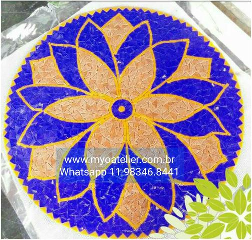 Mandala para Piso mosaico - Foto 3