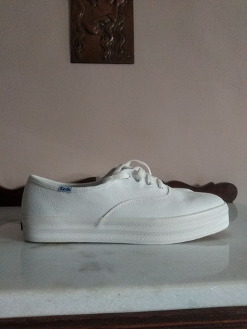 keds triple canvas branco