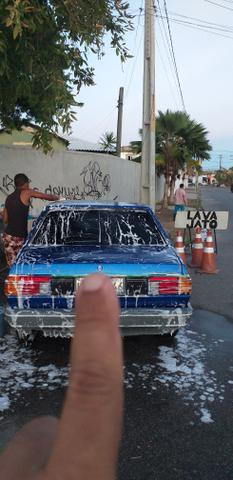 Voyage 1988 restaurado azul Amarok troco em moto - Foto 5