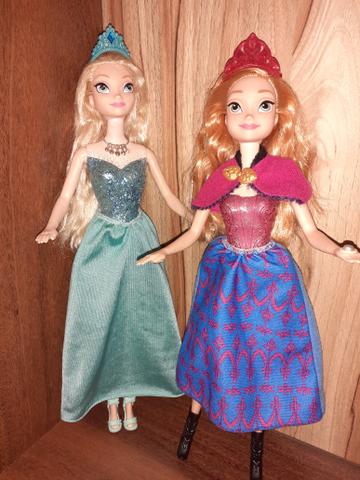 2 Bonecas Frozen Ana e Elsa Musical e luzes - Foto 3