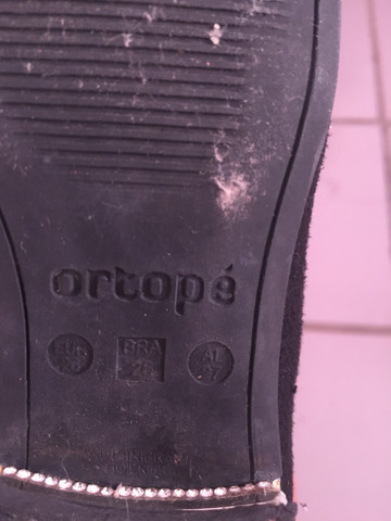 bota ortopédica infantil ortopé