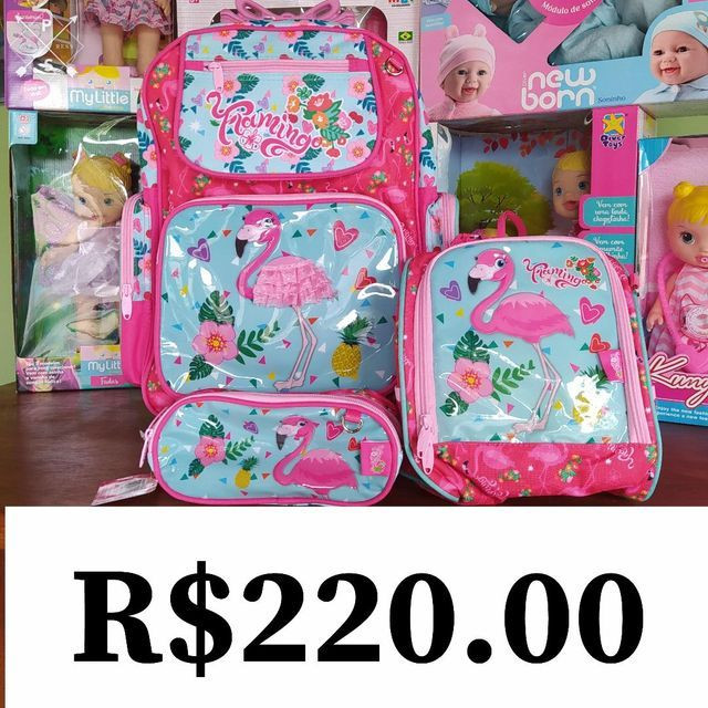 Kit de mochilas de rodinha