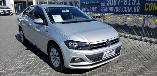 VOLKSWAGEN VIRTUS COMFORTLINE 200 1.0 12V TSI AT6 PRATA 2018/2018