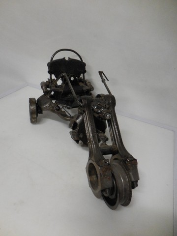 moto triciculo brinquedo de ferro artezanal  - Foto 2