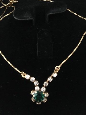 colar dourado com pedraria lindíssimo! - Foto 2