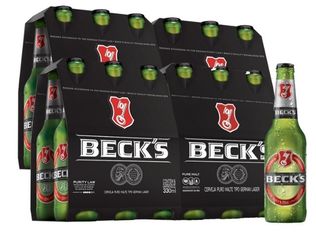 Becks Long Neck 330ML Caixa C 24 Garrafas Ltimas Caixas Aproveite