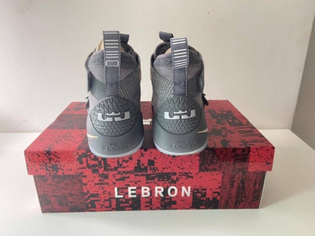 Tênis Basquete Lebron James  Nike Lebron Soldier XI  - Cool Grey - Foto 4