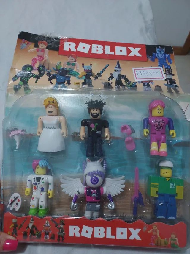 Kit 6 Bonecos Roblox - Modelos Diversos (modelos 1 a 4) - kit festa -  Escorrega o Preço