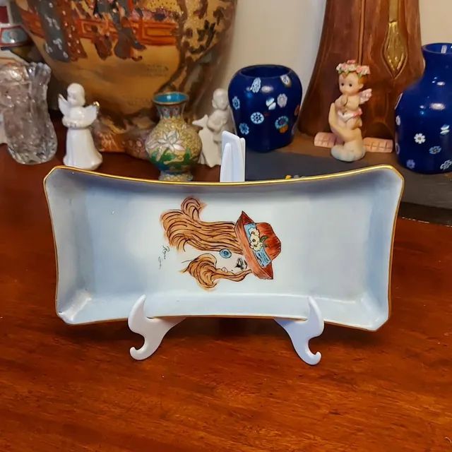 Pequena bandeija em porcelana Paraná