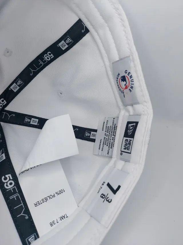 Boné New York Yankees Branco - New era - 59fifty - Baseball - Foto 5
