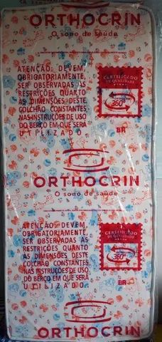 Colchão Infantil De Espuma Para Berço Orthocrin Junior Luxo D18 - 60x130x10   - Foto 3