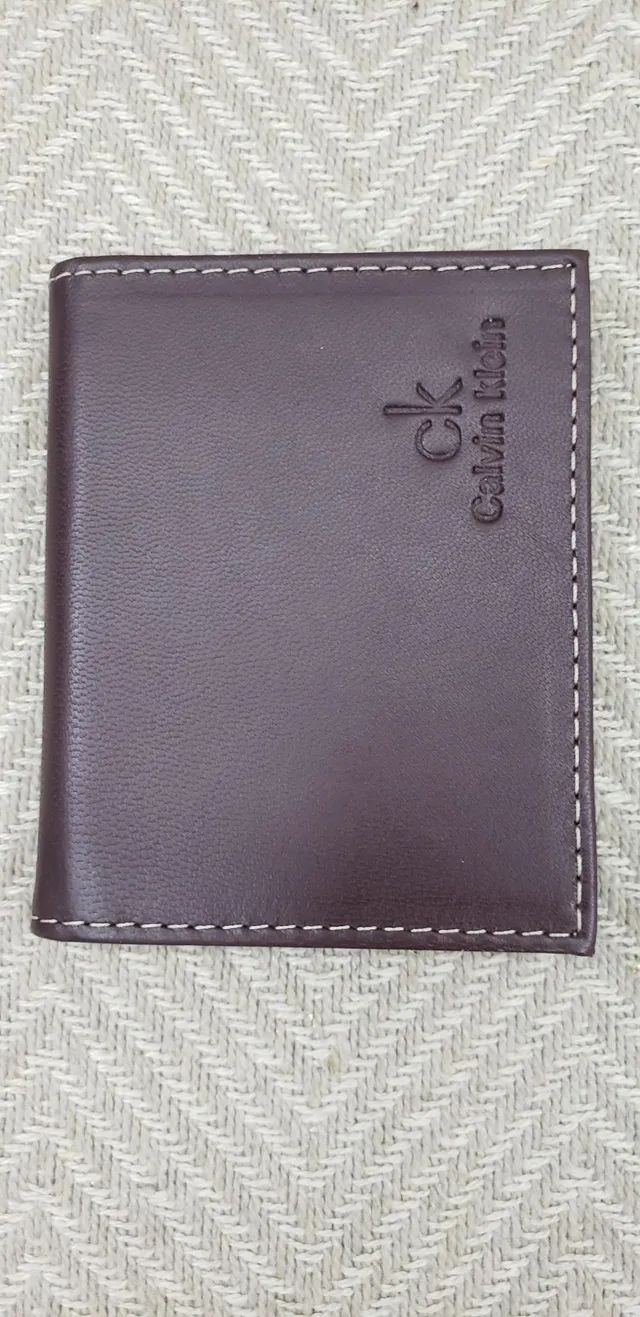 Carteira marrom calvin klein