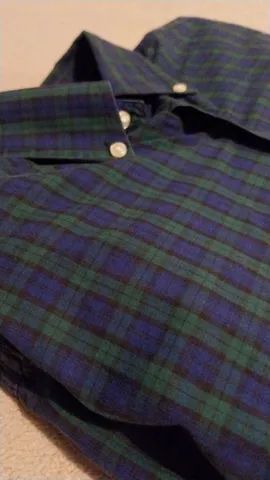 Camisas masculinas manga longa G Tommy e J.Crew - Foto 2