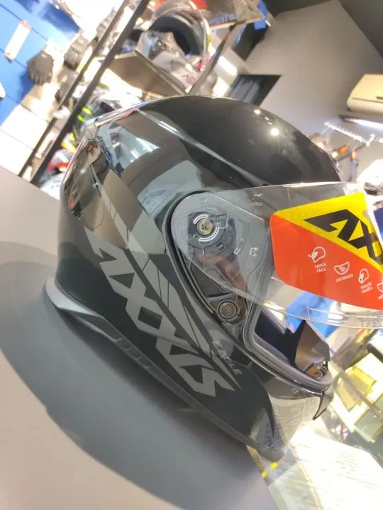 Capacete Axxis solid/mono gloss bleck - Foto 5