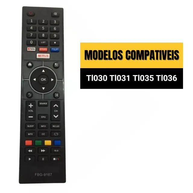 Controle Remoto Para Tv Multilaser Smart  - Novo - Foto 2