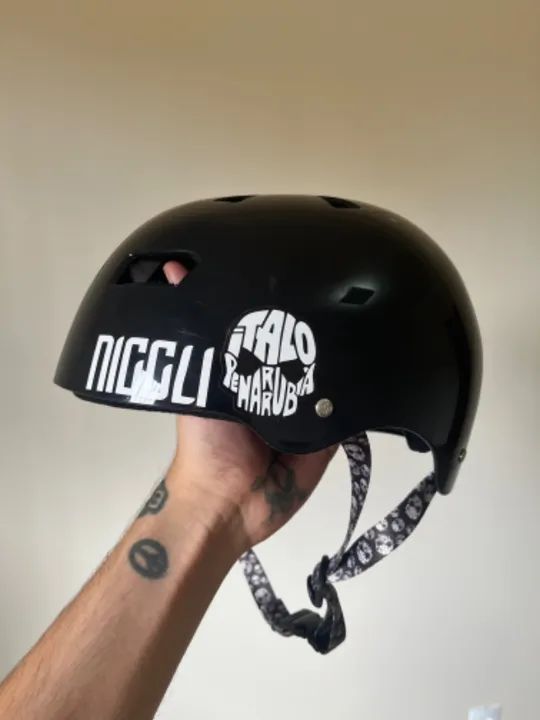 Patins Street Black traxart + Capacete + Kit proteção - Foto 2