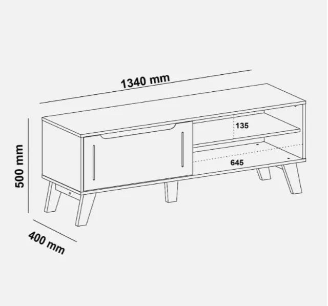 oferta do rack para tv de até 60 polegadas lotus - Foto 2