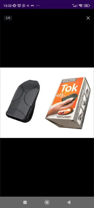 Controle Remoto Universal Tok 433.92 MHz