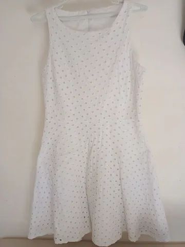 Vestido Branco algodão Tam M 