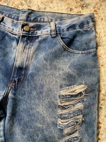 Bermuda jeans 44 masculina  - Foto 3