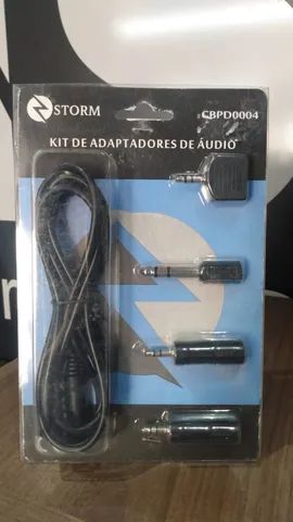 Kit de Adaptadores De Áudio -Cabo P2 Storm tech