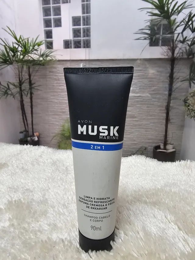 Musk Marine shampoo cabelo e corpo 
