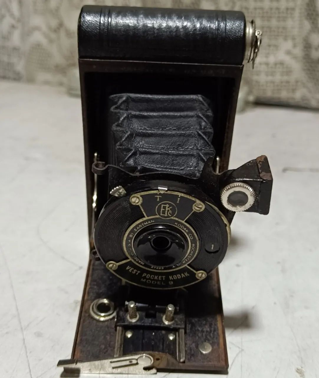 Antiga Câmera Fotográfica De Fole Kodak modelo B made in usa Raridade - Foto 2