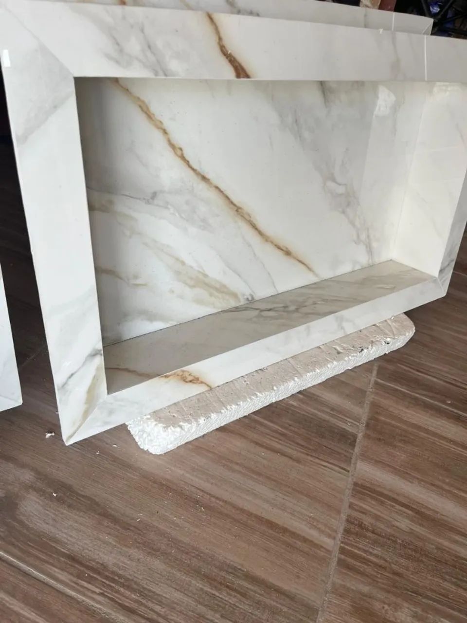 Nichos banheiro box embutir porcelanato  - Foto 4