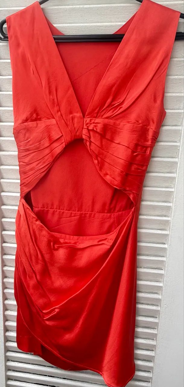 Micro Vestido de seda Tufi Duek - Foto 3