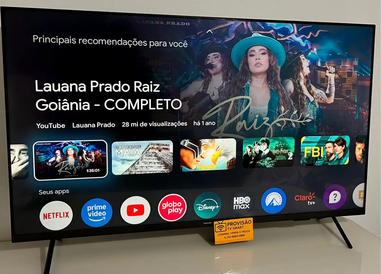 TV Smart 50 Philips Android 4K C/ Comando de voz - Foto 4