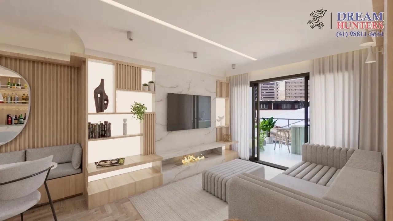 Apartamento Garden de 164.99m² no bairro Ahú, com 2 quartos (1 suíte), 2 banheiros e 2 vag