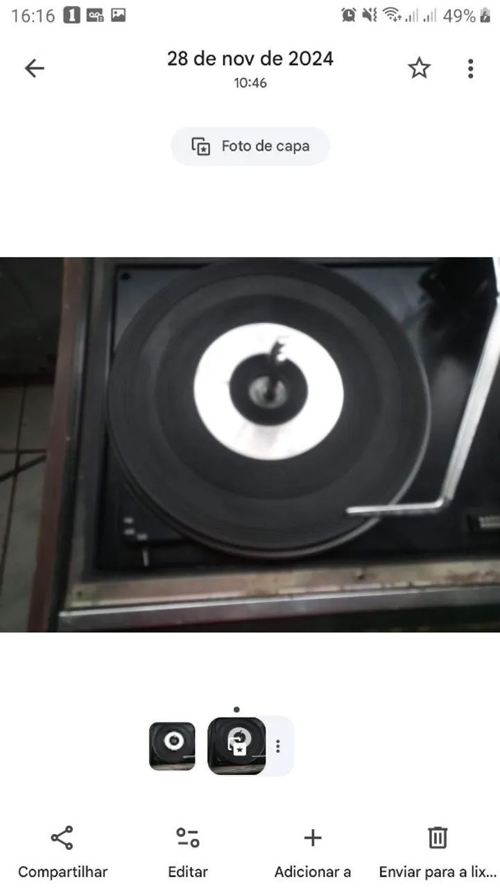 TÓCA DISCO VINIL - Foto 4